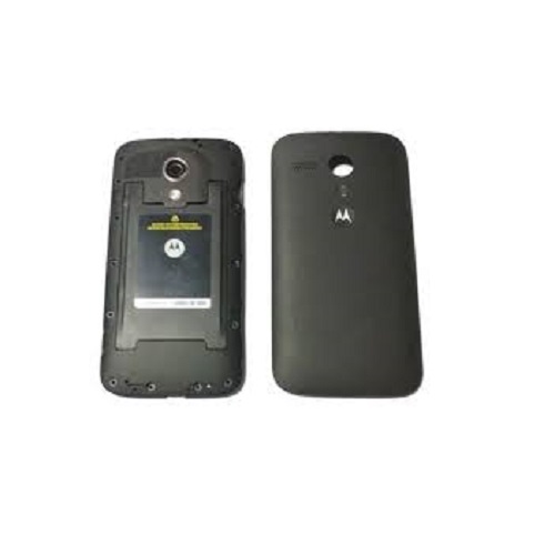 Motorola G Ist XT 1028 Back Cover+Middle Panel Black - buyin199.com